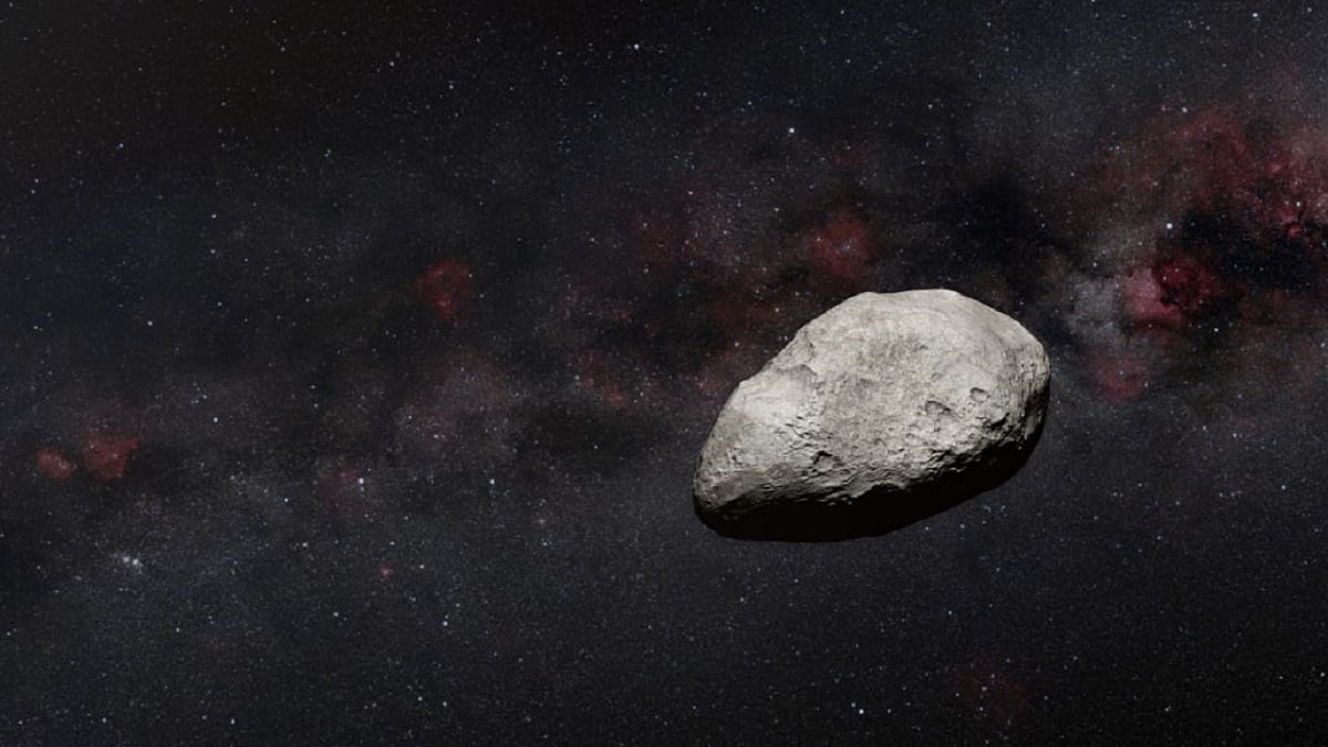 Massive asteroid passing Earth