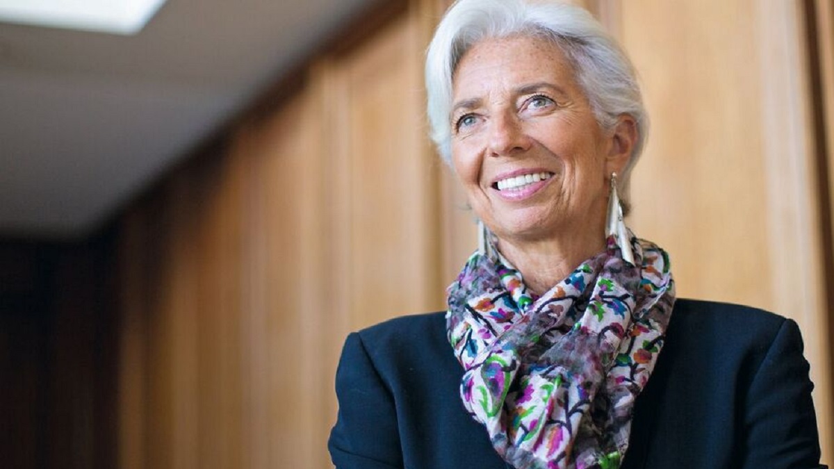 Christine Lagarde's neck