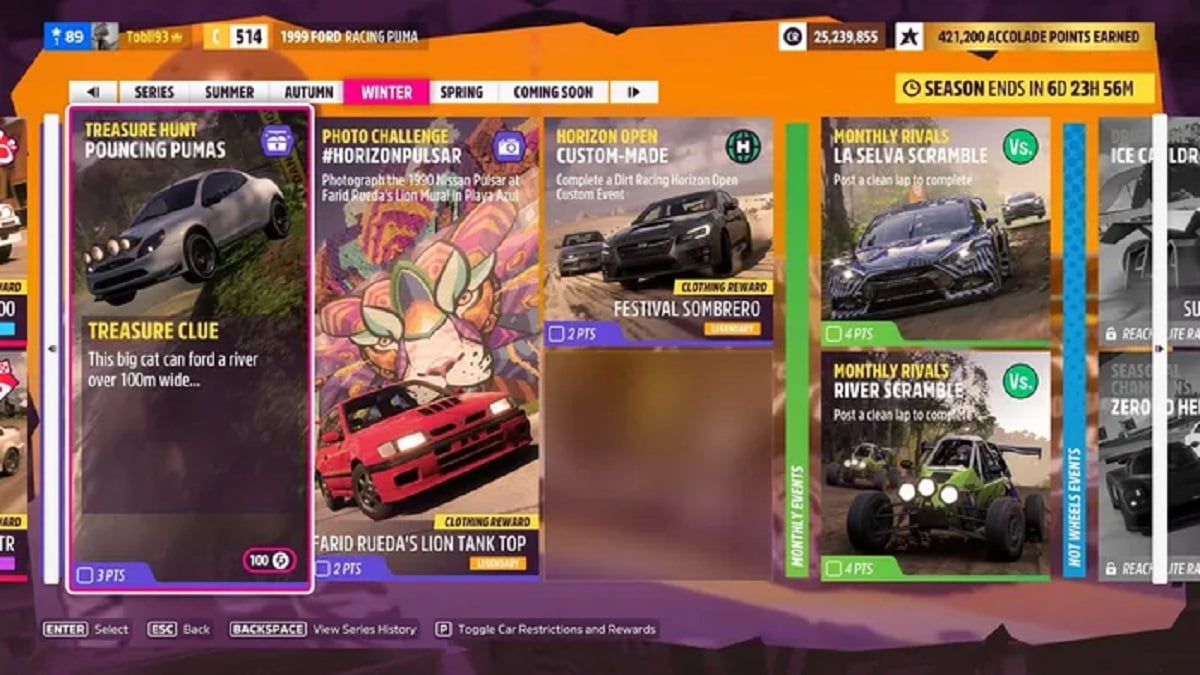 Forza Horizon 5 Treasure Hunt