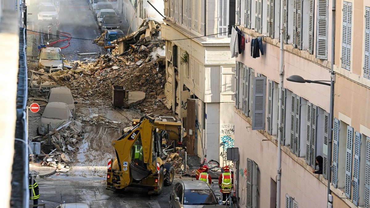 Marseille Building Collapse Map