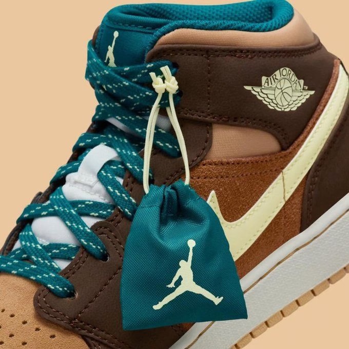 Nike Air Jordan 1 Mid Cocoa Wow Shoes