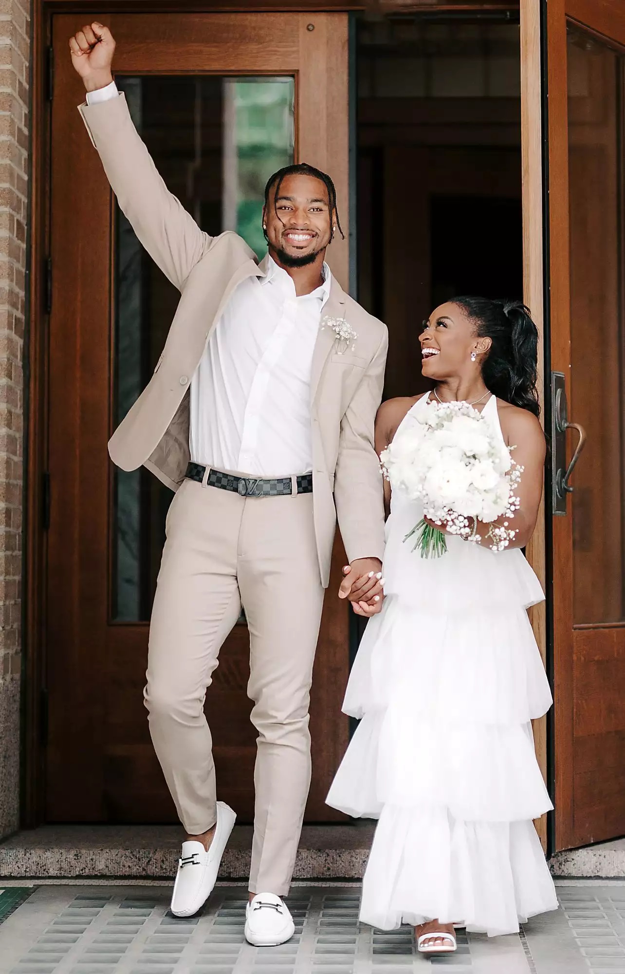 Simone Biles and Jonathan Owens Wedding Photos