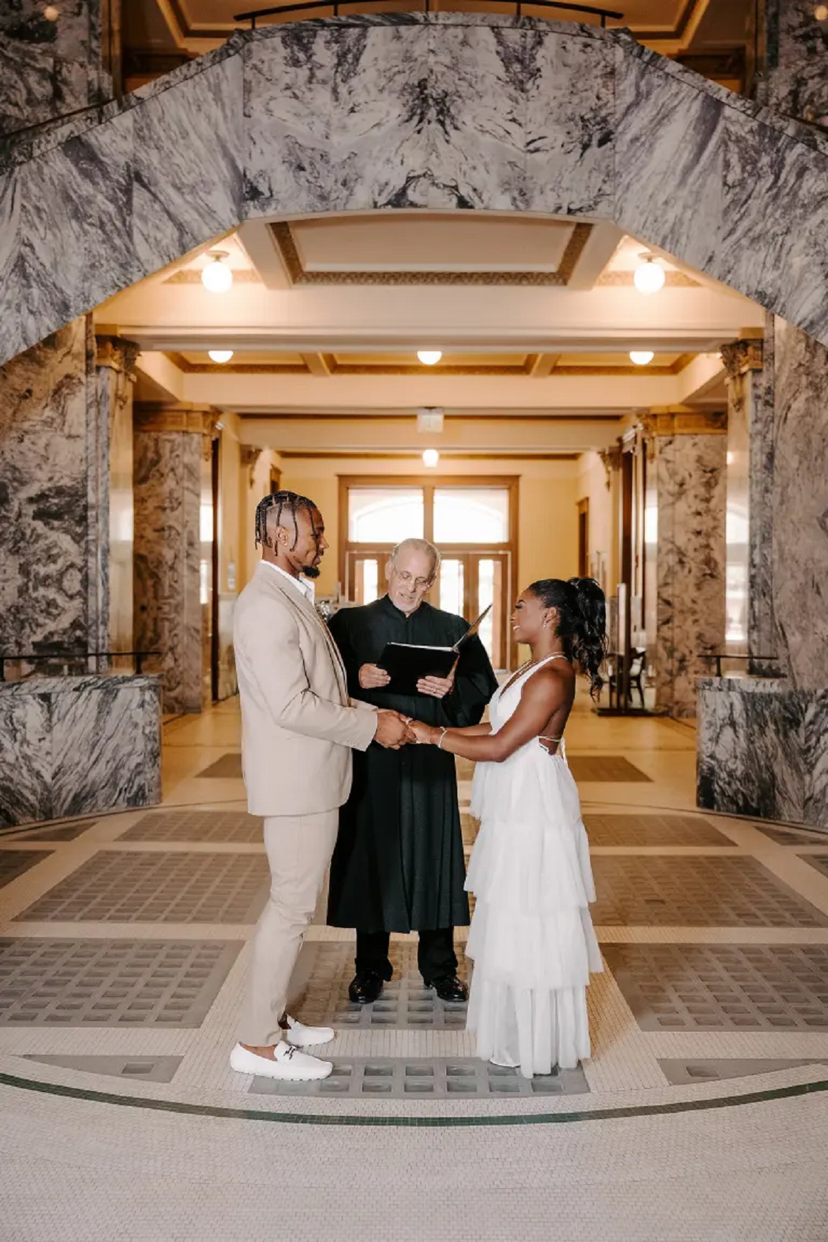 Simone Biles and Jonathan Owens Wedding Photos