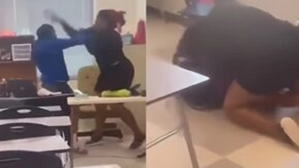 Teacher beats student for being videotaped