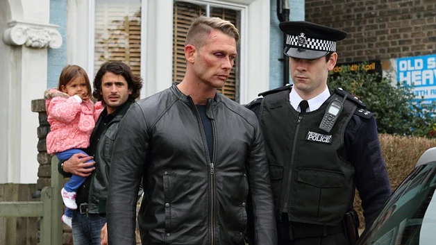 Why was Eastenders arrested?