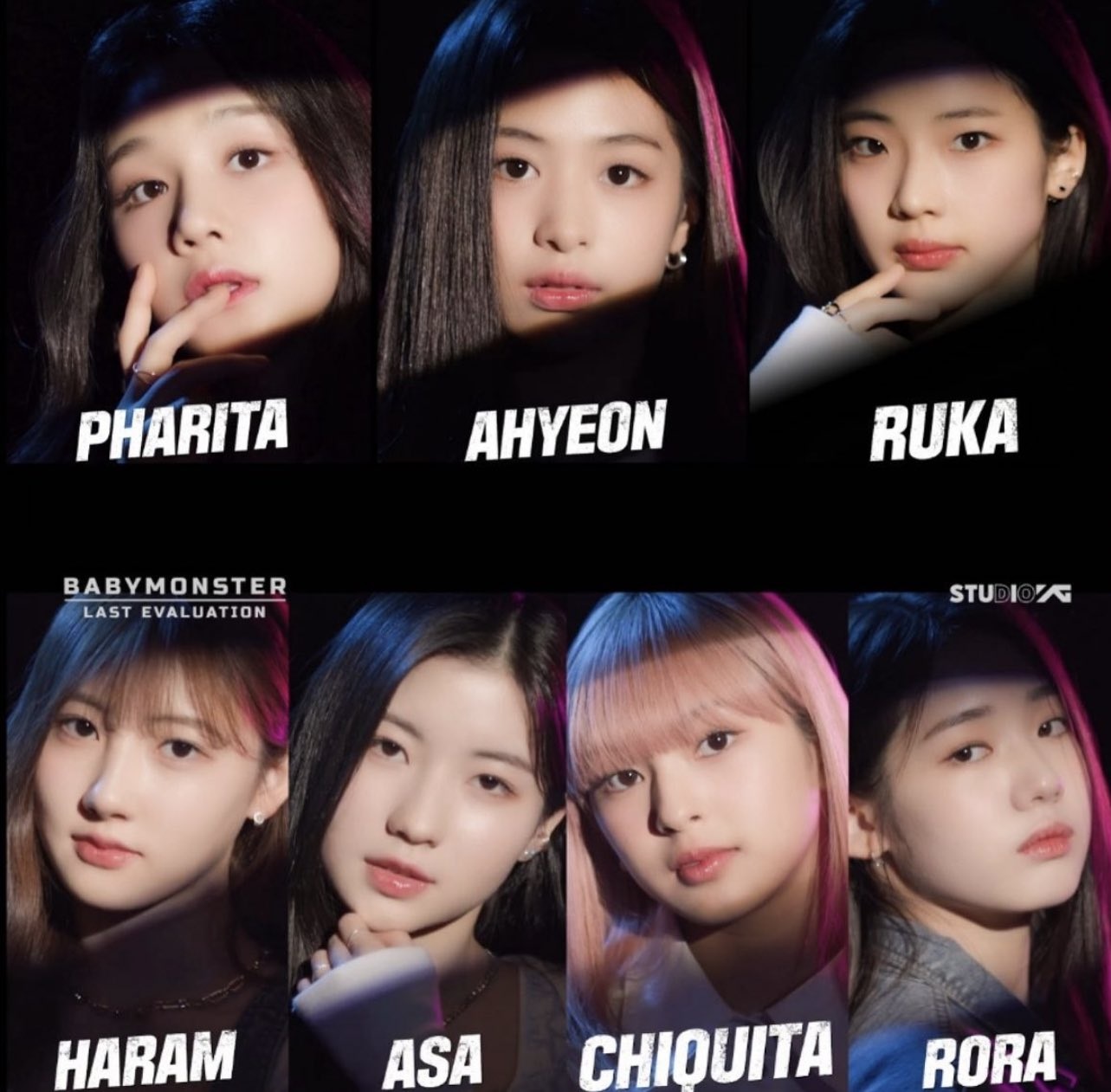 BABYMONSTER members lineup