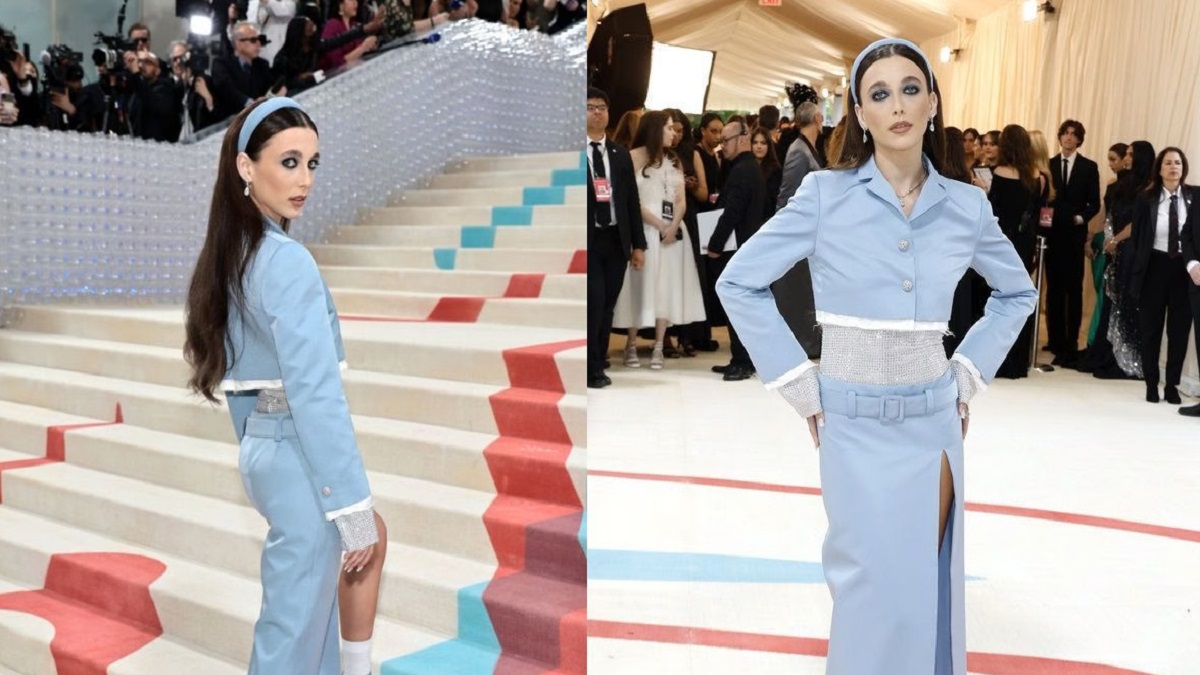 Emma Chamberlain made her return as Vogue's red carpet correspondent for  the third year in a row at the 2023 MET Gala.…