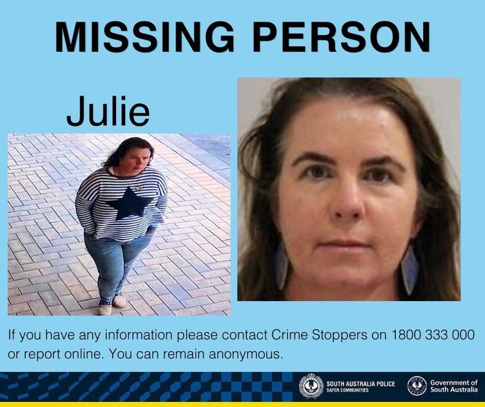 Julie Missing Persons Streaky Bay