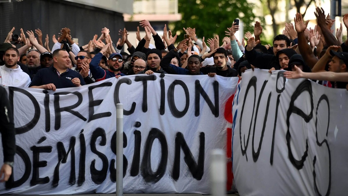 PSG Fans Protest