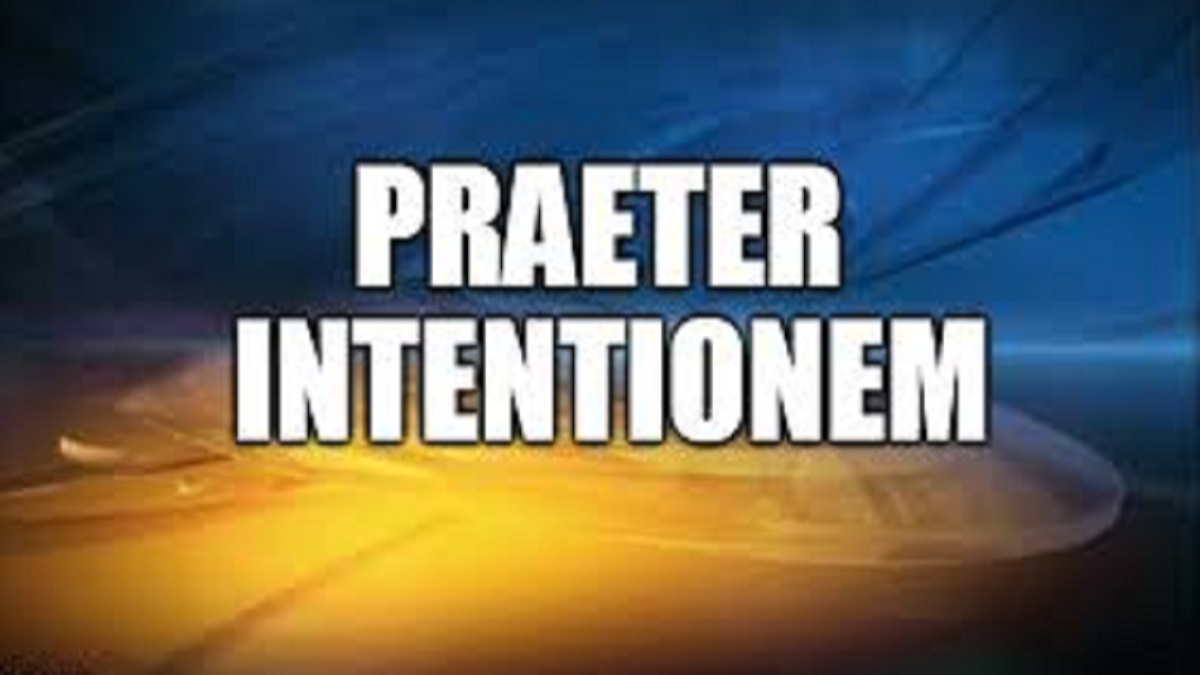 Praeter Intentionem