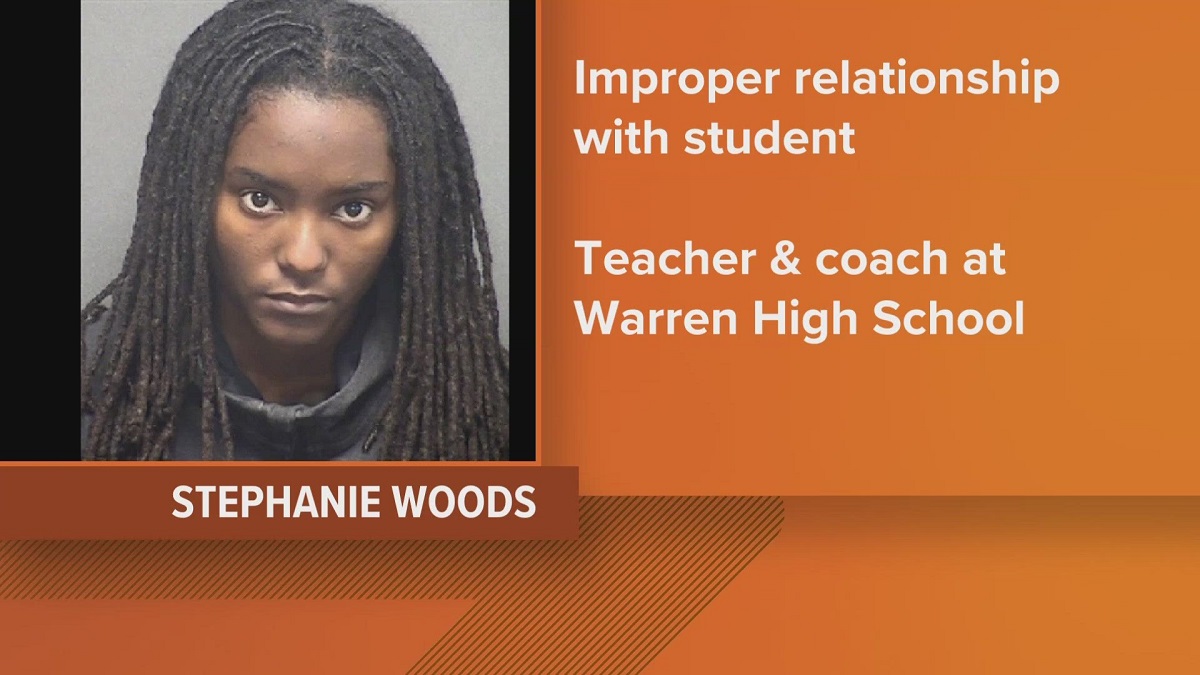 Stephanie Woods Warren High School Teacher Arrested
