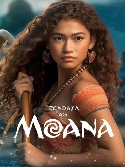 zendaya moana live action