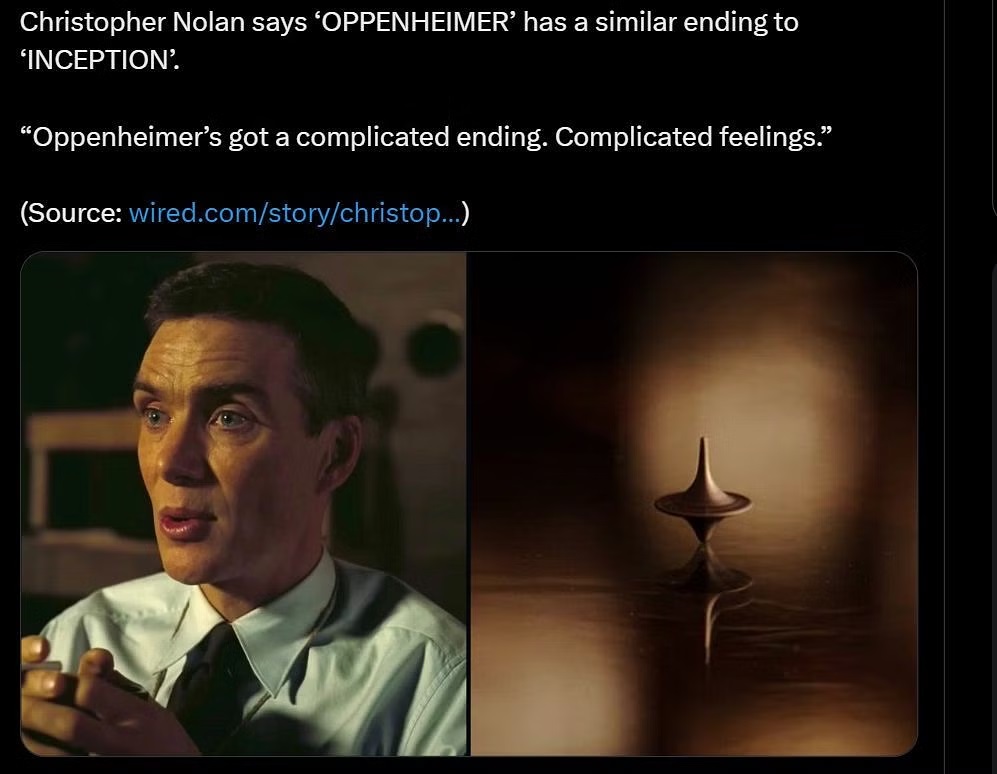 Christopher Nolan Oppenheimer director