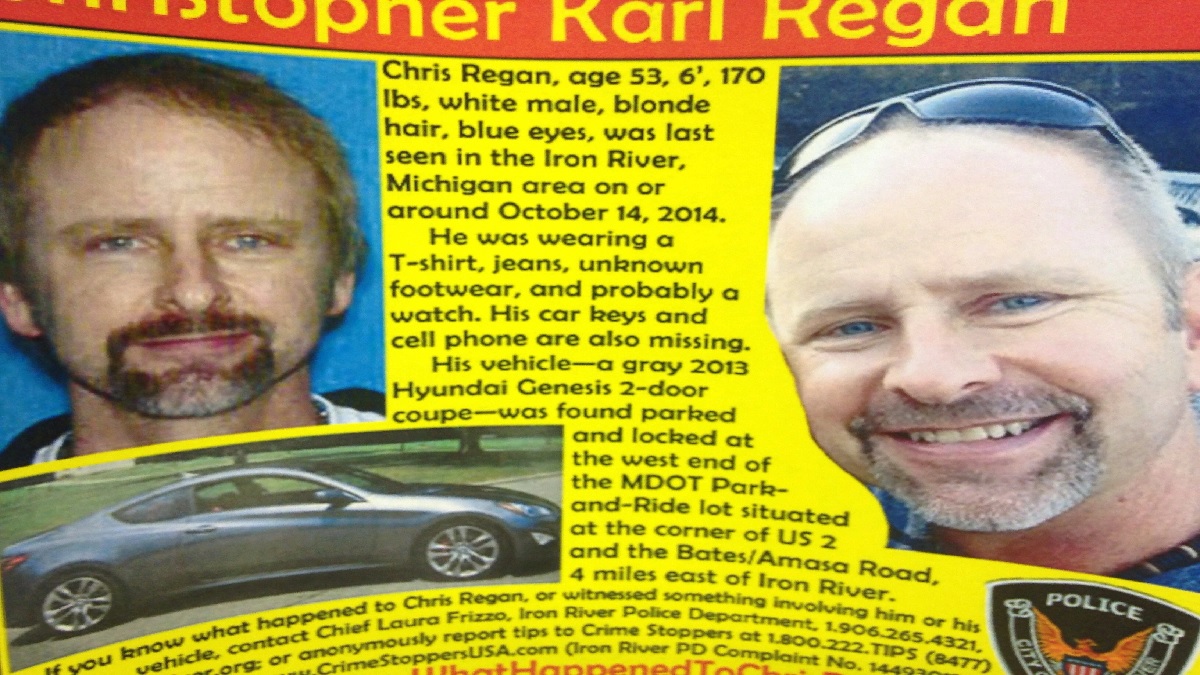 Christopher Regan Missing Found