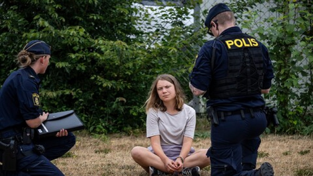 Greta Thunberg arrested