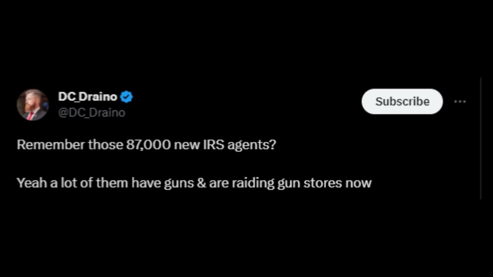 IRS agents raid gun store