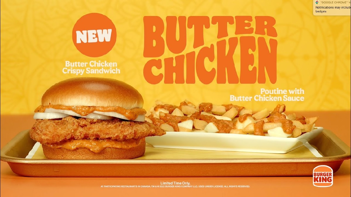 Burger King Butter Chicken Sandwich