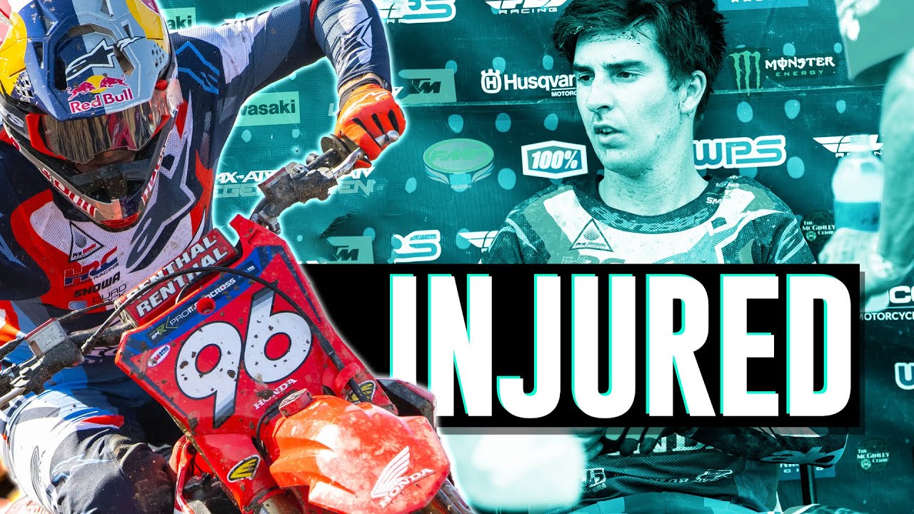 Hunter Lawrence crashes at Red Bud National