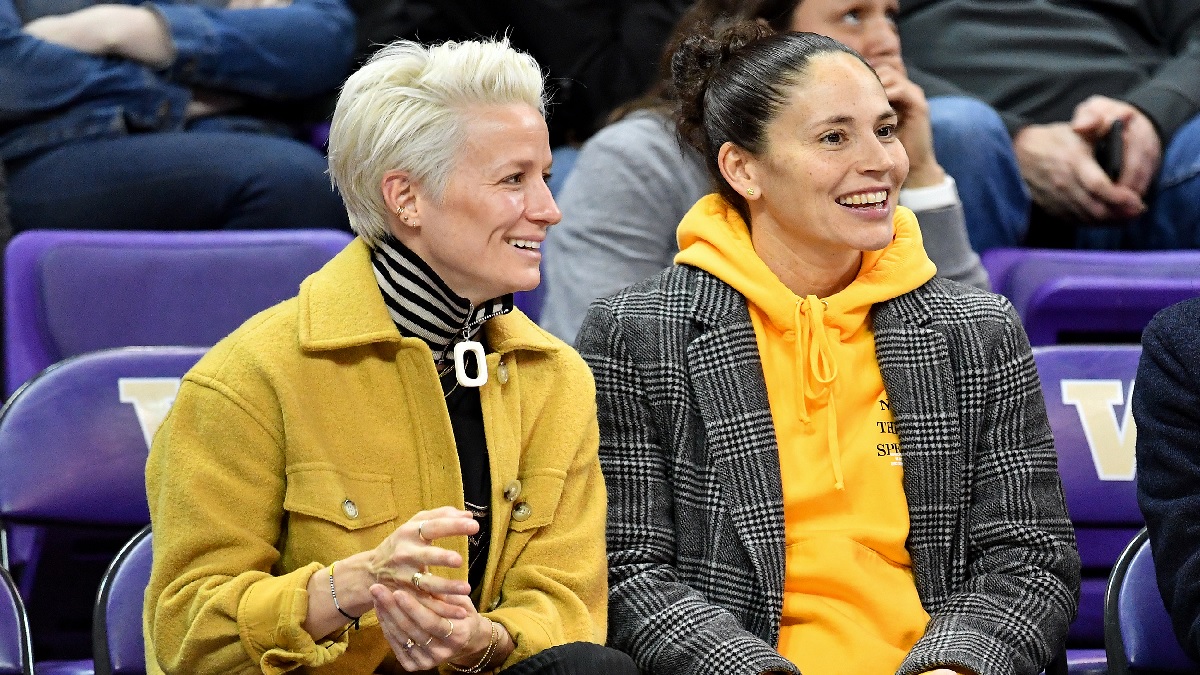 Megan Rapinoe and Sue Bird