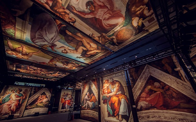 Room of the Sistine Chapel by Michelangelo