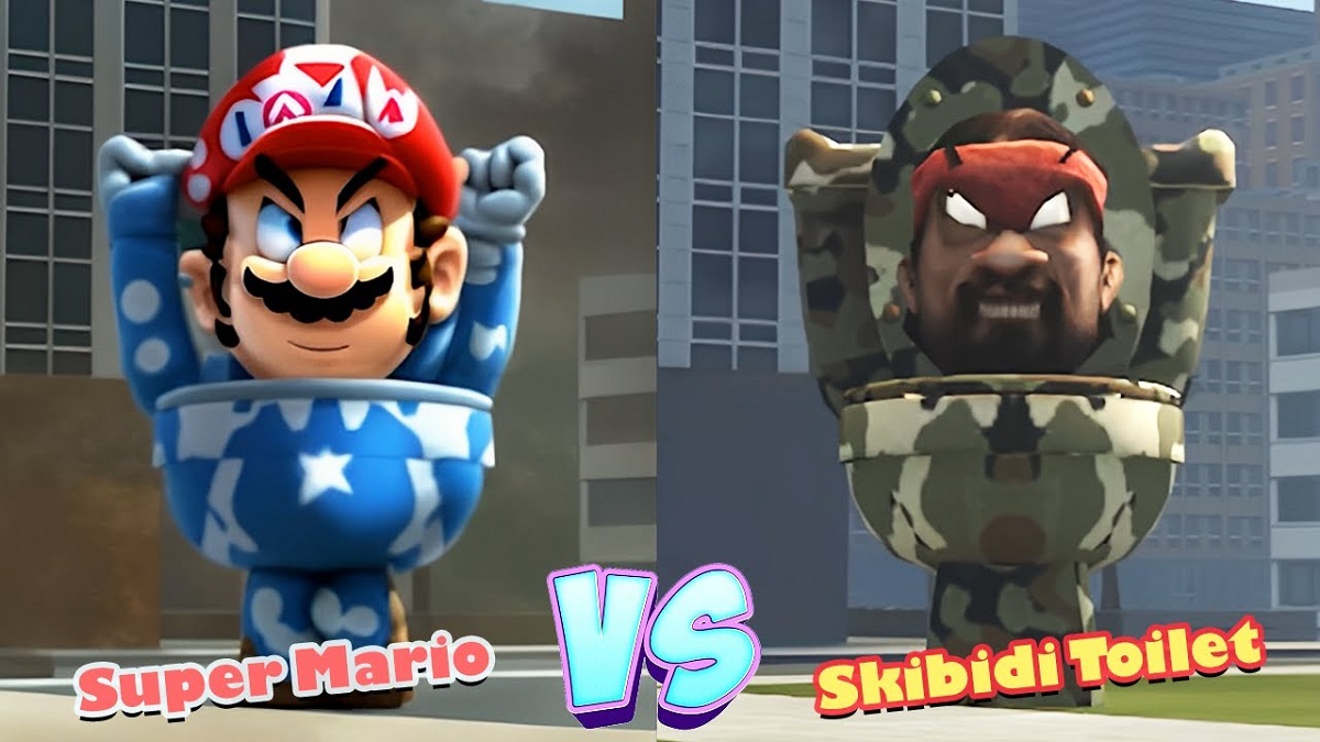 SMG4 Mario VS Skibidi Toilet