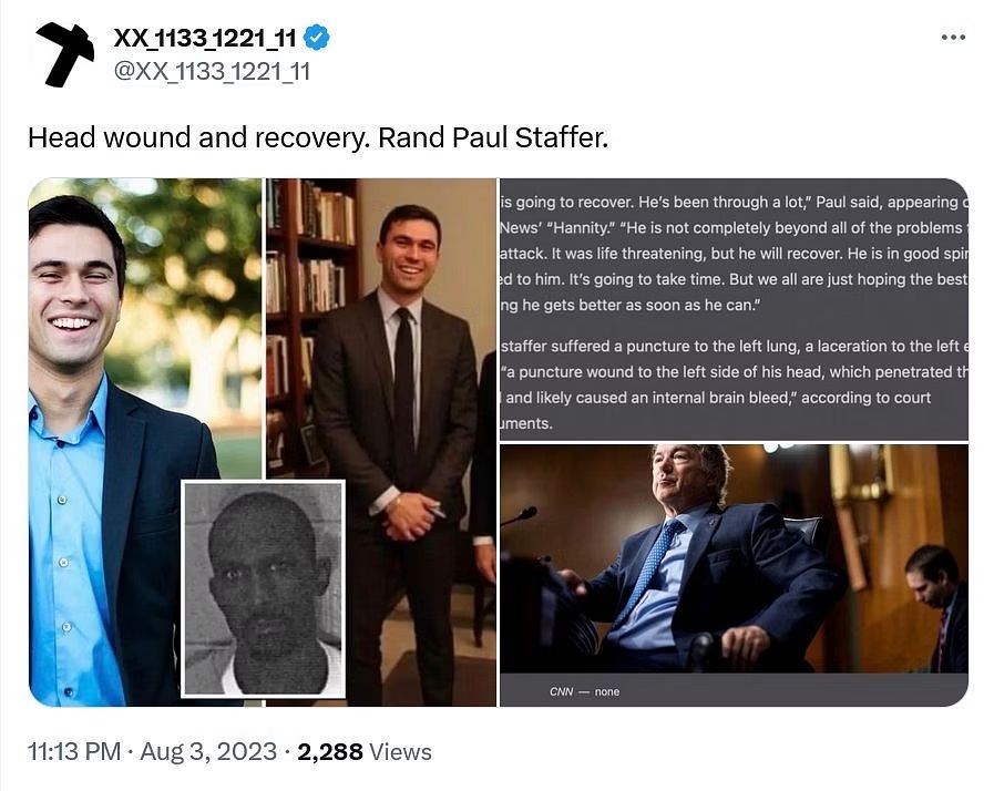 Sen. Rand Paul staffer stabbed video