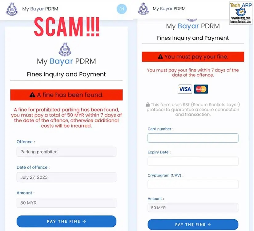 MyBayar PDRM Scam