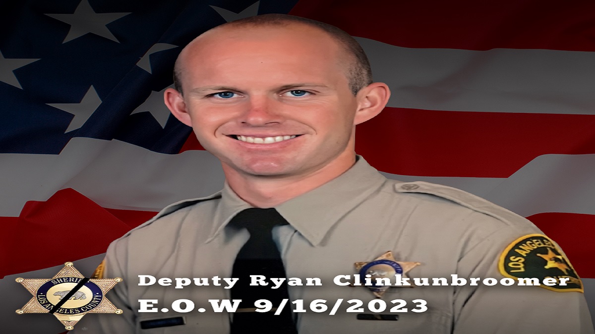 Who Was Ryan Clinkunbroomer Lasd Palmdale Deputy Shot Dead 9009