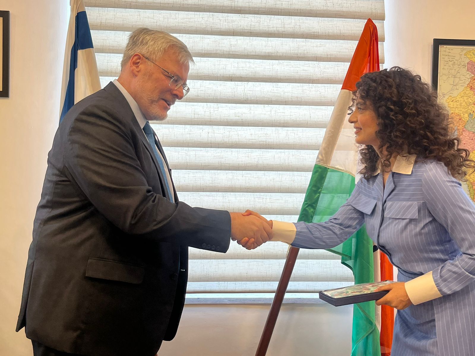 Kangana Ranaut Visits Israel Embassy