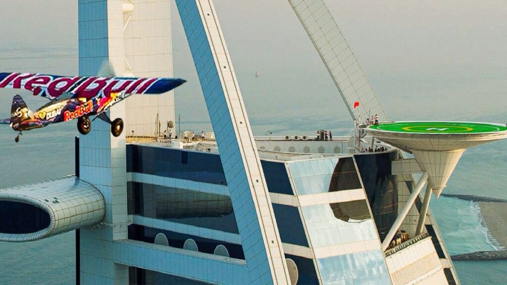 WATCH: Red Bull Plane Landing On Helipad - Pilot Lands Plane On A Helipad