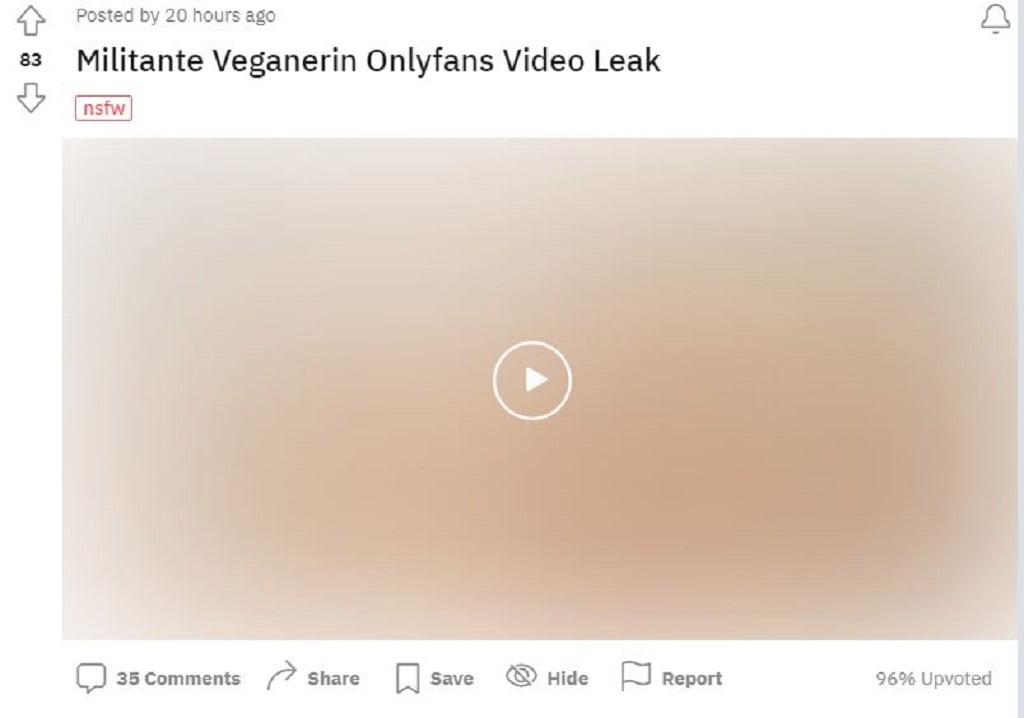 WATCH Die Militante Veganerin Leaked Video Viral Surfaced Online