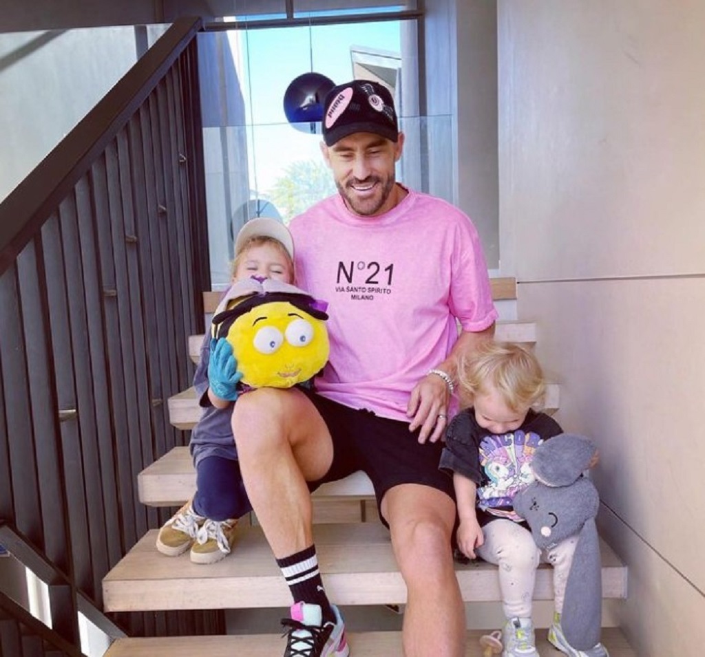 How many Faf du Plessis Children have? Meet His Daughter Amelie And ...