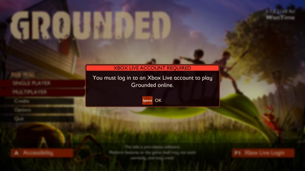 How To Fix Grounded Xbox Live Login Not Working Step By Step Guide