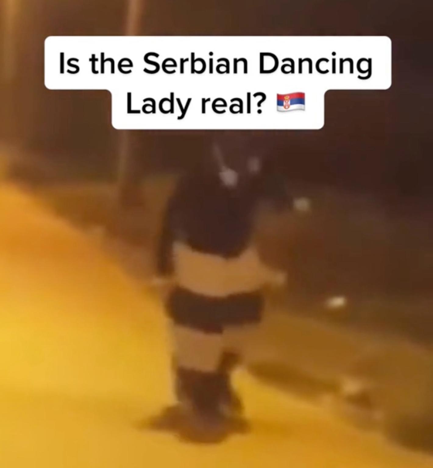 Is Serbian Dancing Lady Real Face Behind The Video Terrifying Tiktokers   Serbian Dancing Lady 3 