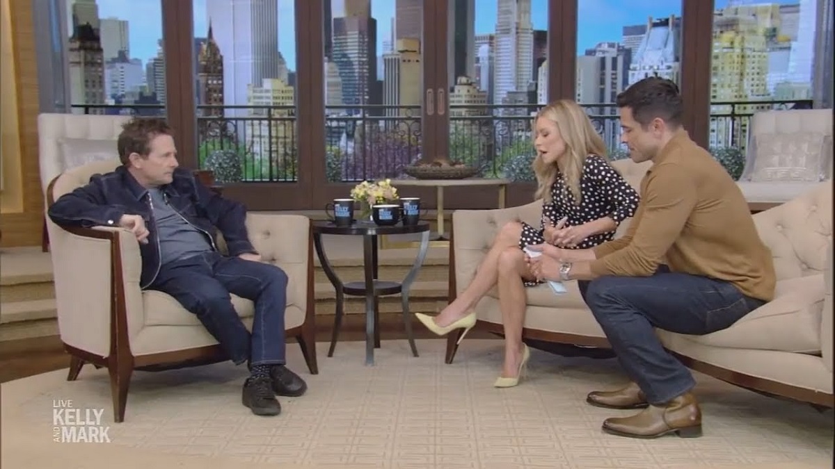 Michael J Fox On Kelly And Mark Standing Ovation at 'Live With Kelly