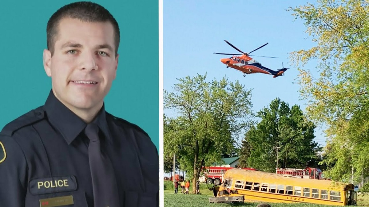 Police officer school bus driver killed