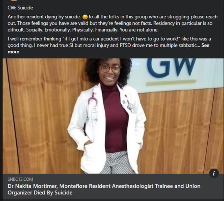 What Happened to Dr. Nakita Mortimer? Death Cause, Suicide, Obituary