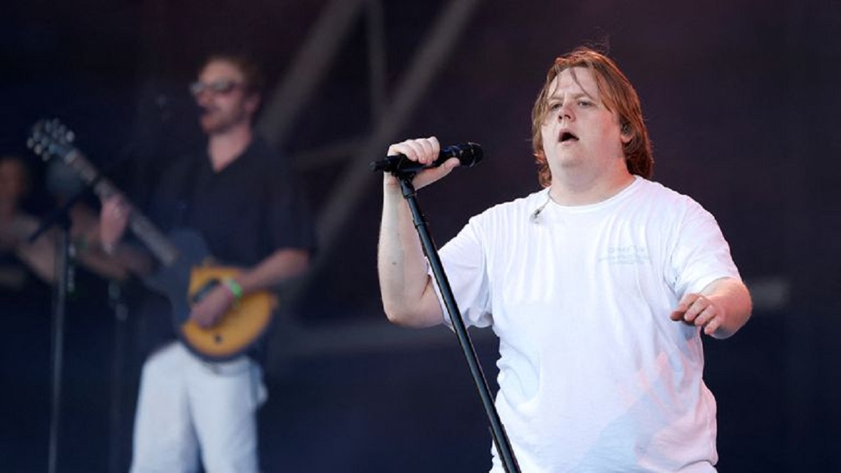 WATCH Lewis Capaldi Glastonbury Video shows fan to ‘stop crying’ as he