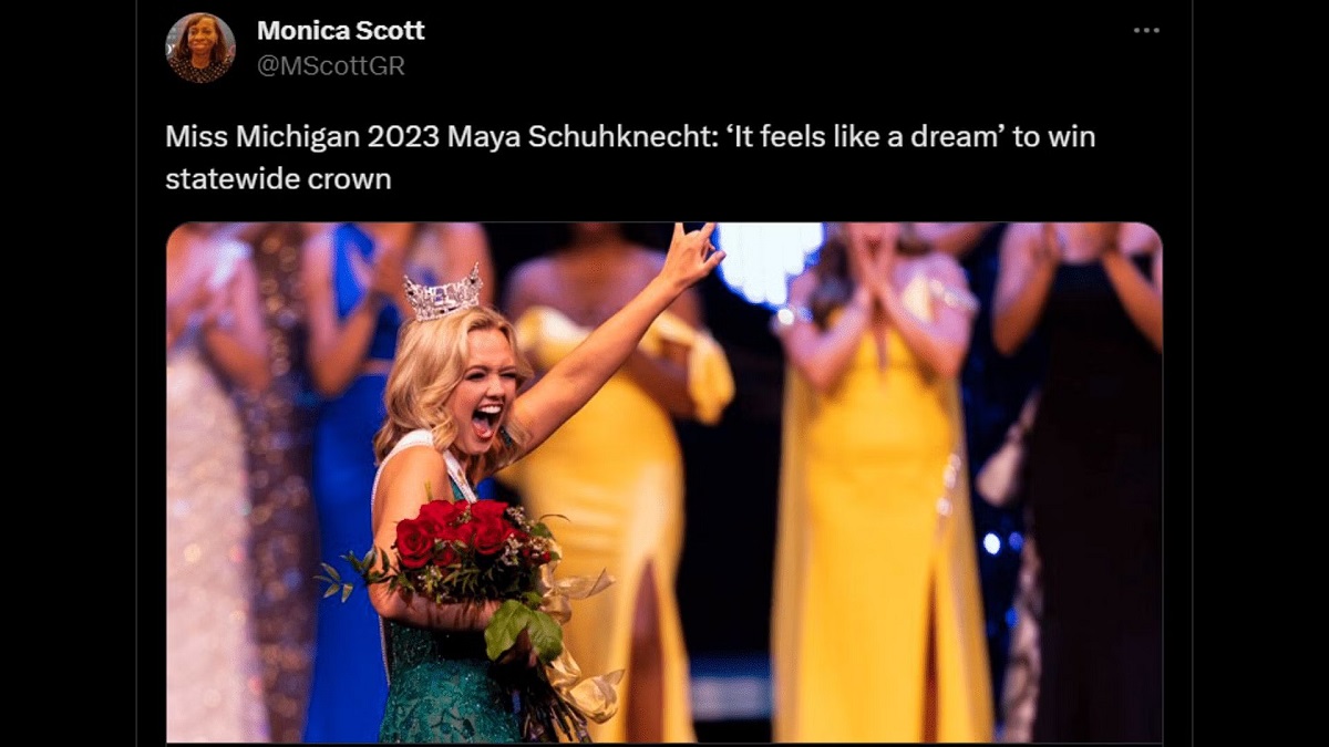 Miss Michigan 2023 Maya Schuhknecht Crowned 2023 Miss Michigan