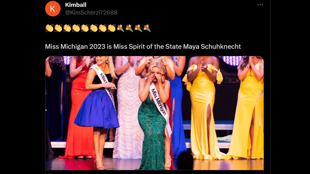 Miss Michigan 2023 Maya Schuhknecht Crowned 2023 Miss Michigan