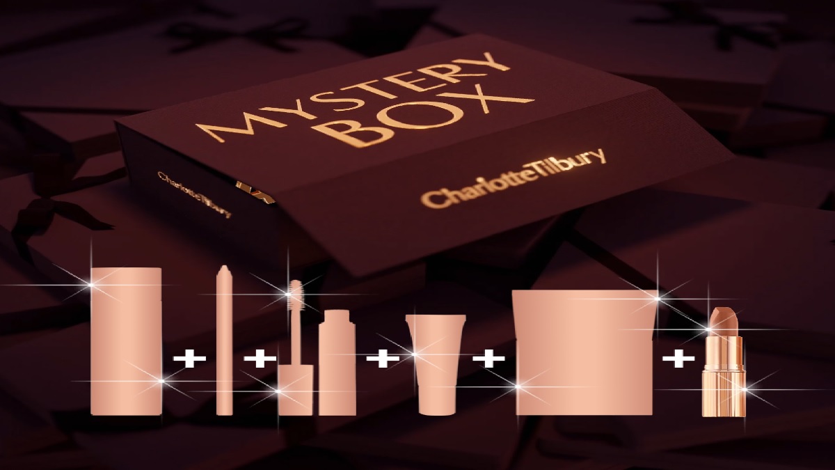 Contents of the Charlotte Tilbury 2023 Mystery Box