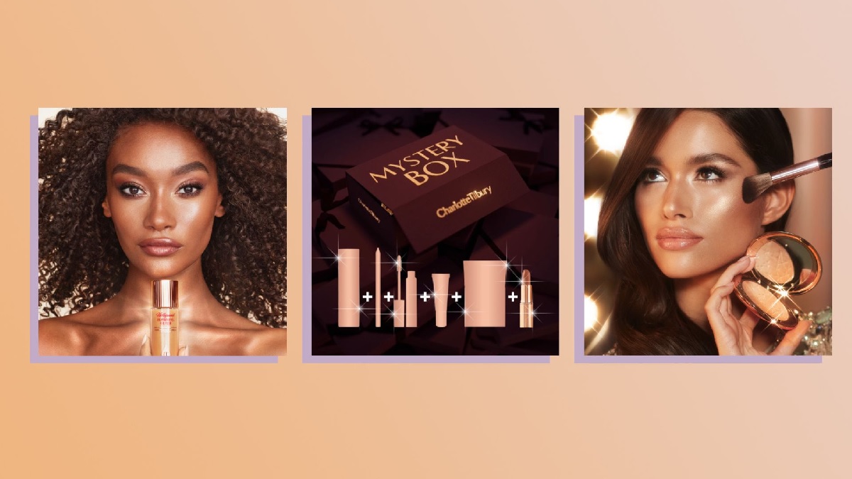 Contents of Charlotte Tilbury Mystery Box Full Size Products