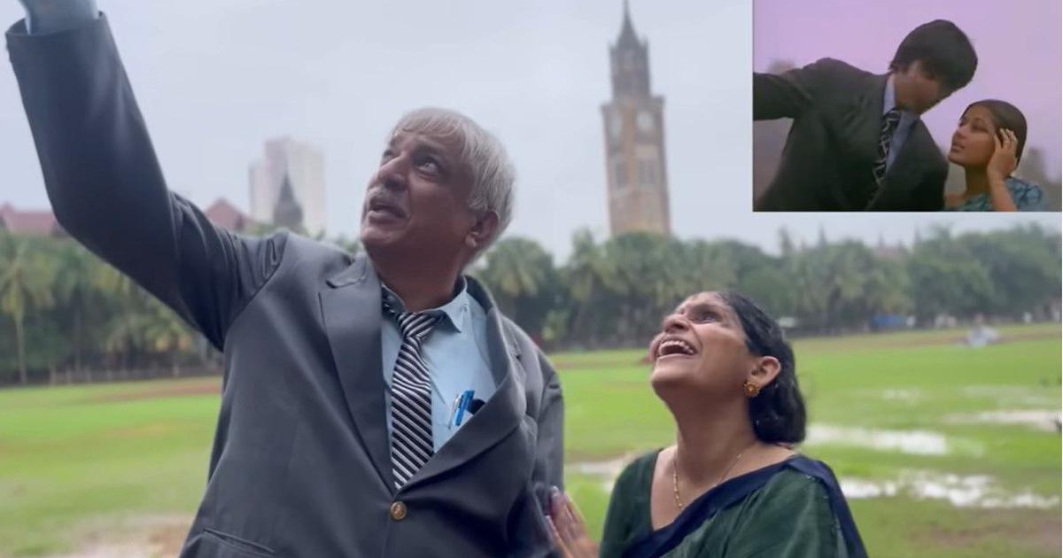 Elderly Couple Reenacts Rimjhim Gire Sawan Viral Video