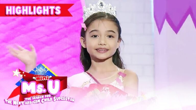 Watch Mini Miss U Annika Shows Her Talent In Acting With Vice Ganda