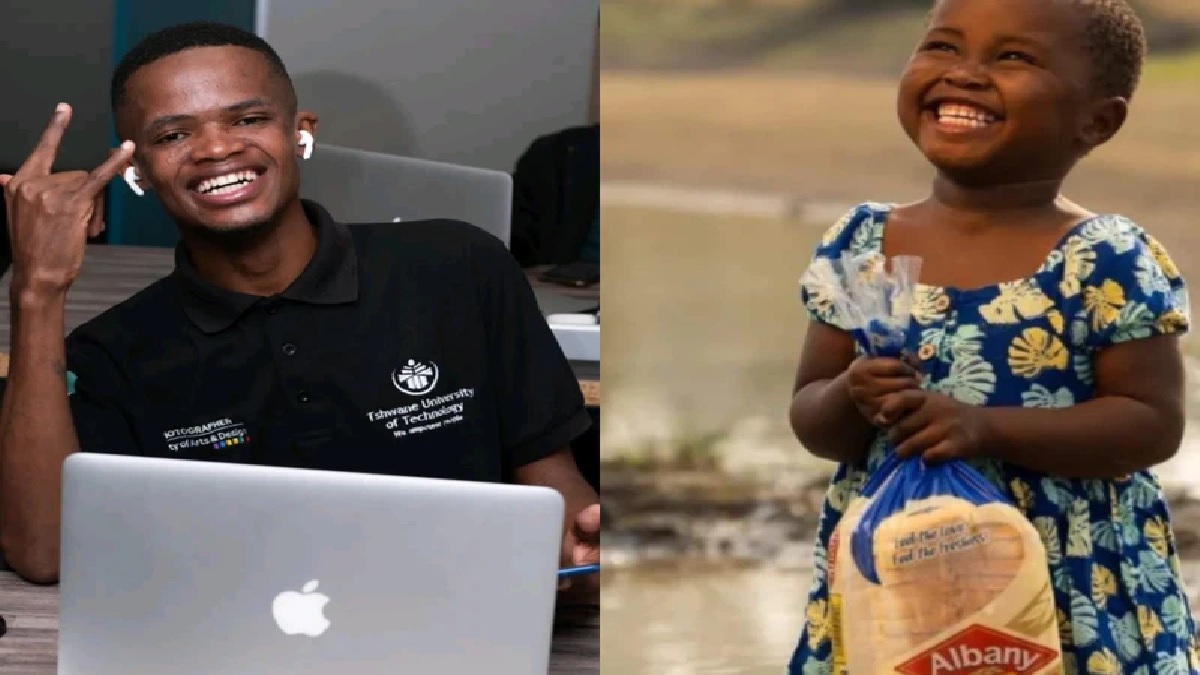 Albany Bread Girl Billboard, Photographer Lungisa Mjaji Niece