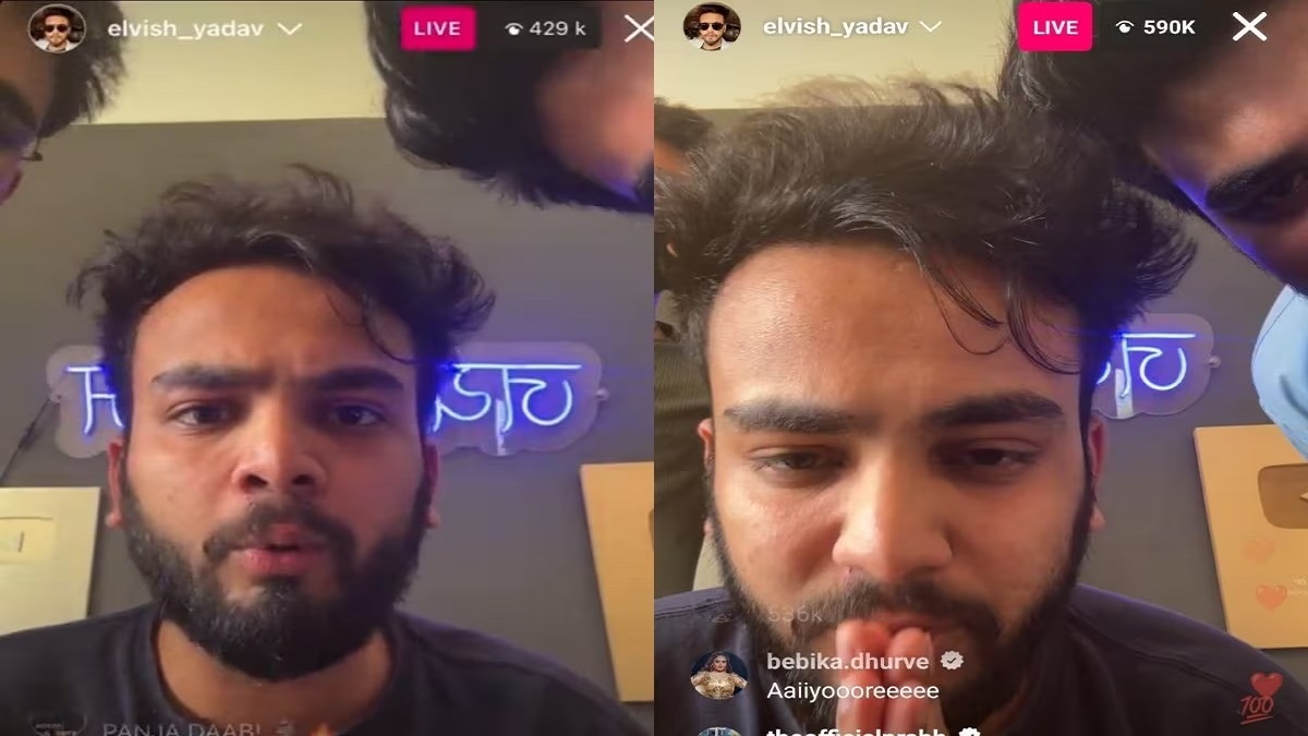 Elvish Yadav Instagram Live Record In India